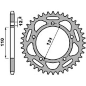 Corona PBR Racing alu. ultraliger. anod. 4586 paso 520 - 1075362003